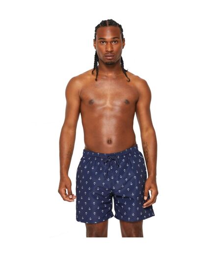 Short De Bain Motif/style Ancre Homme Bleu Marine Urban Classics