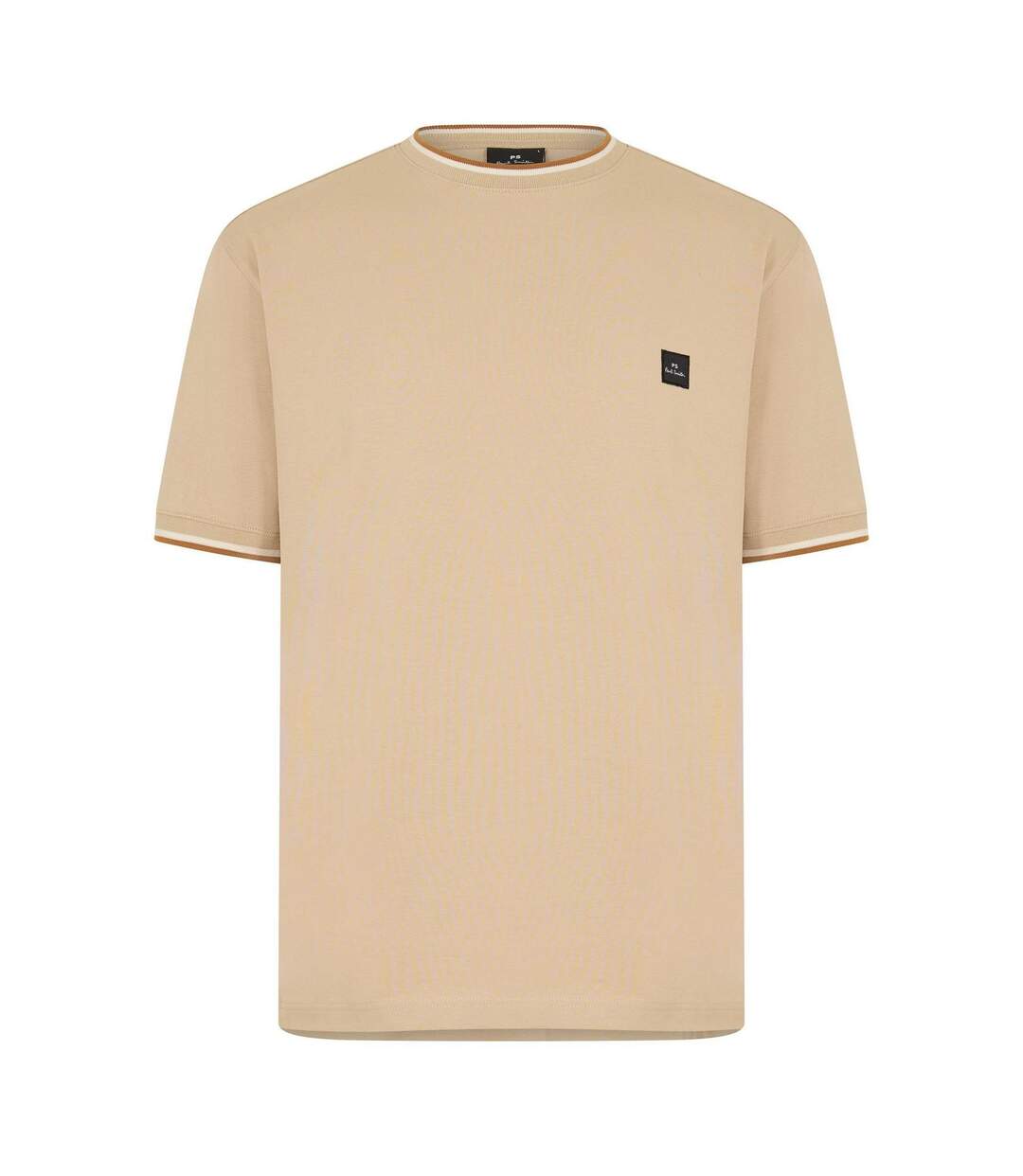 Mens Logo T-shirt Beige Paul Smith-1