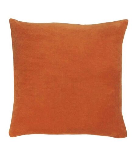 Furn Solo Velvet Square Throw Pillow Cover (Orange) (One Size) - UTRV2471