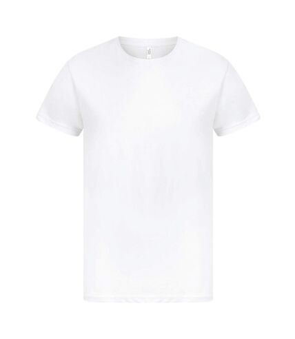 Casual Classics Unisex Adult Ringspun Cotton Natural T-Shirt (White) - UTAB569