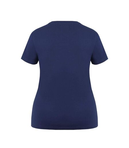 T-shirt Motif/style Logo Diamant Femme Bleu Marine Lee Cooper