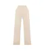 Womens/ladies Ribbed Wide Leg Sweatpants Stone I Saw It First-2