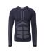 T-shirt Manches Longues Buraz Homme Noir Hi-Tec-1
