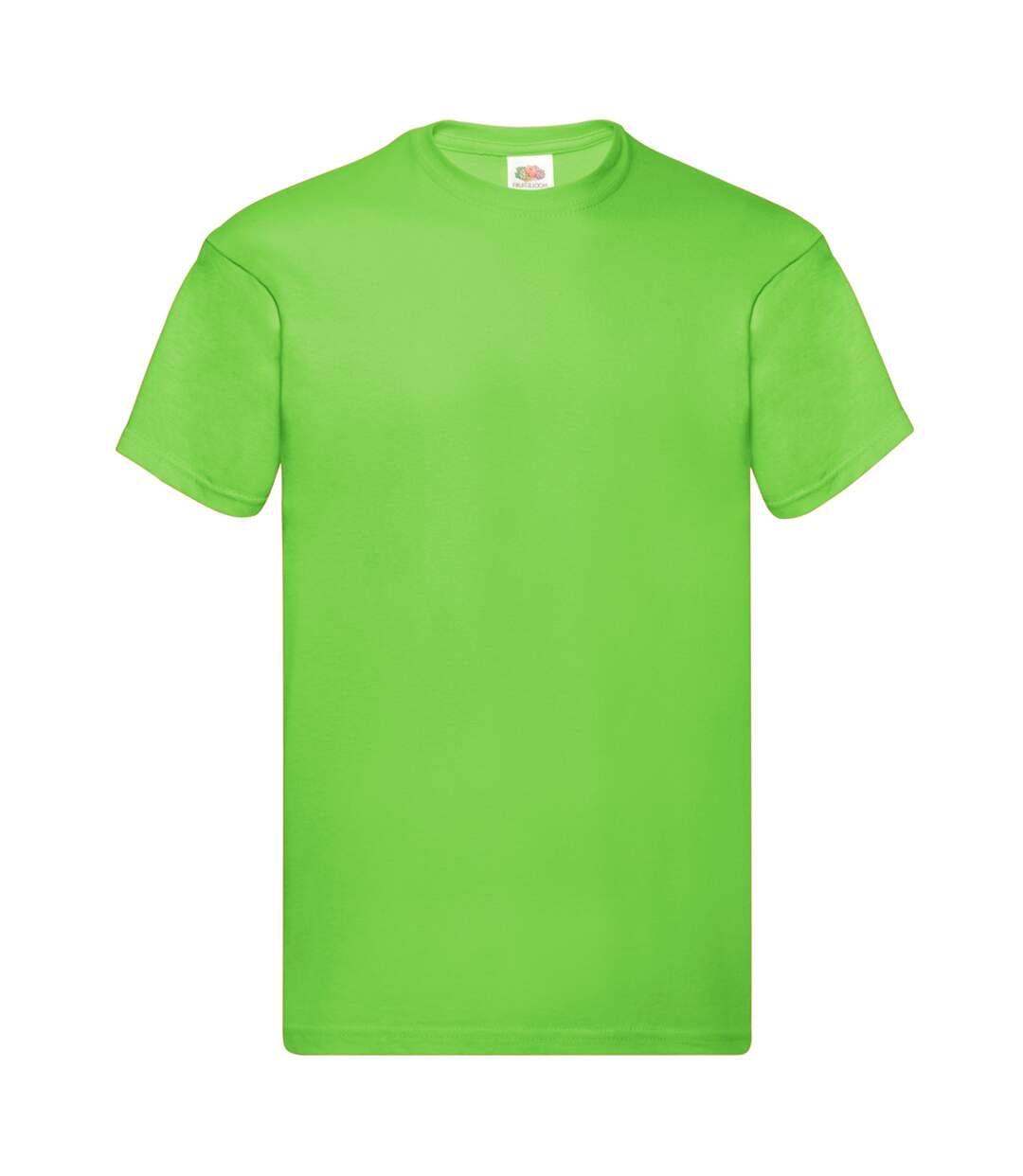 Fruit Of The Loom Mens Original Short Sleeve T-Shirt (Lime) - UTPC124