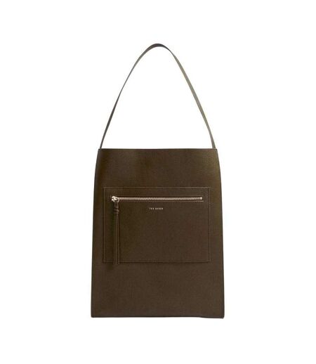 Sac Fourre-tout Souple Motif/style Uni Taille Unique Vert Kaki Ted Baker