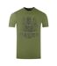 Mens London Aldis T-shirt Army Green Aquascutum-2