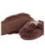 Chaussons Motif/style Lune Et Étoiles Femme Marron Biba-4