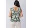 Top femme léger en viscose CHLOE kaki Coton Du Monde-4