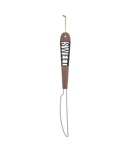Décoration Murale Design Couteau 77cm Marron