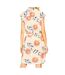 Robe Chemise Beige à fleurs Femme LEE Tropical - M