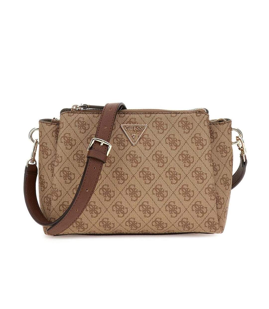 Sac à Bandoulière Marron Femme Guess Noelle - Taille unique