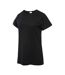 Womens/ladies Fanky T-shirt Black Martes-3