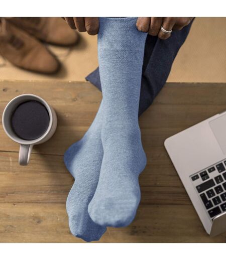 6 Pack Mens Non Elastic Soft Top Cotton Diabetic Socks