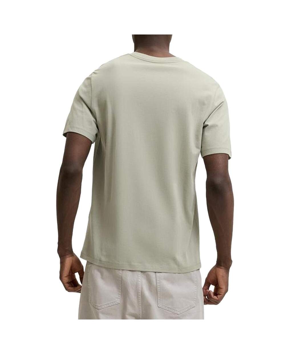 T-Shirt vert homme jack & jones montauk-2