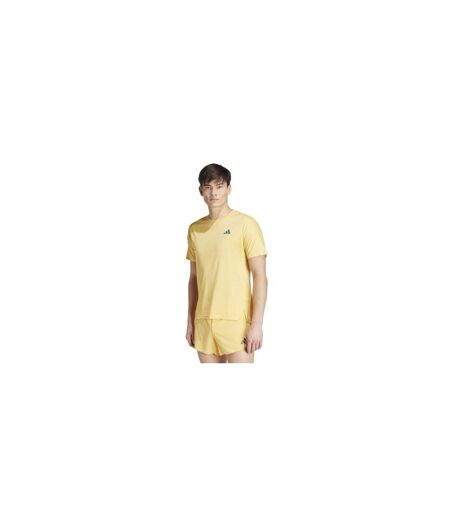 Mens Adizero Running T-shirt Yellow Adidas