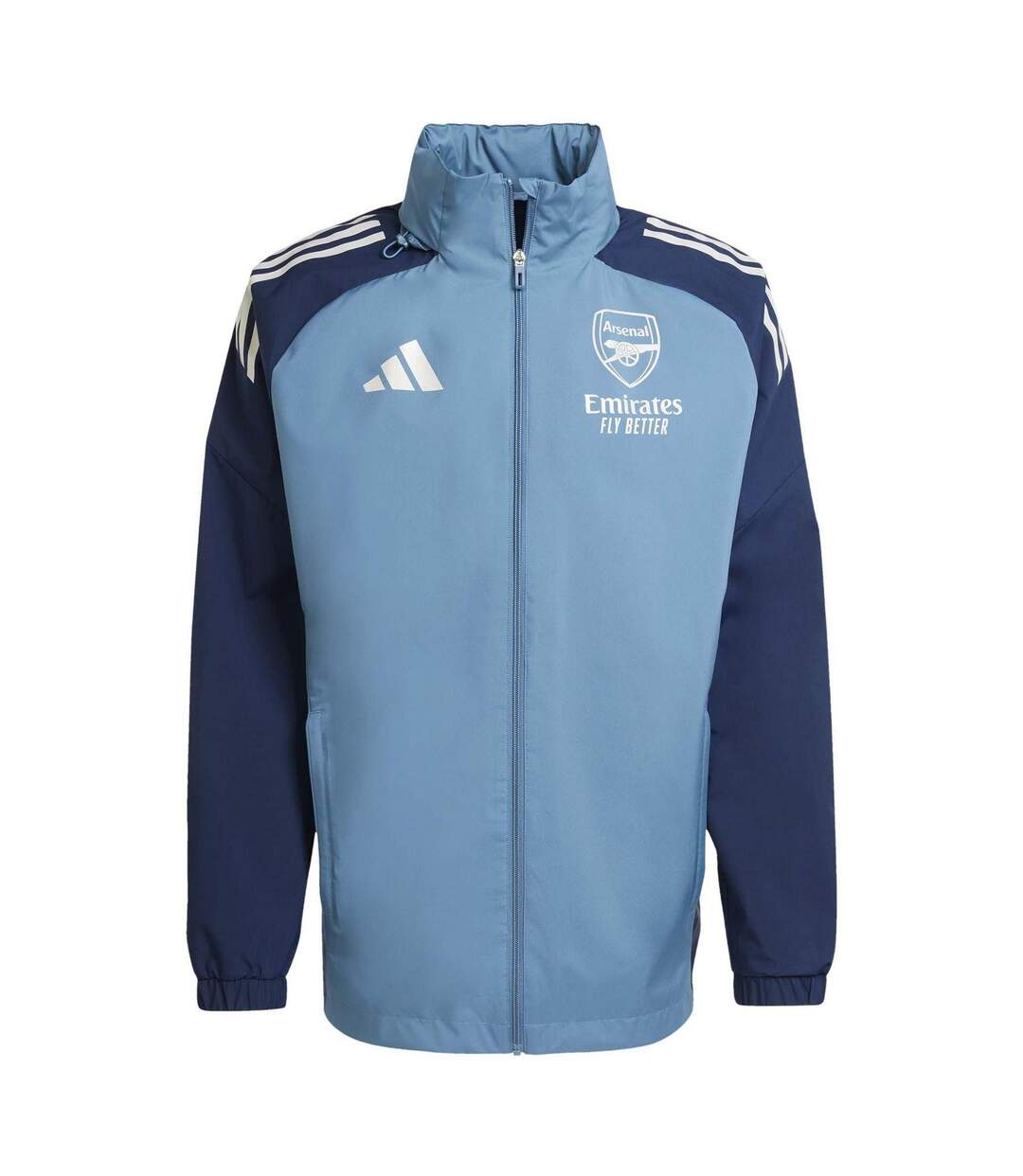 Veste Manches Raglan Motif/style Arsenal Fc Homme Bleu Castore-2