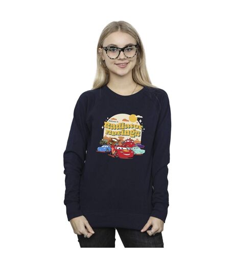 Disney - Sweat CARS RADIATOR SPRINGS GROUP - Femme (Bleu marine) - UTBI12009