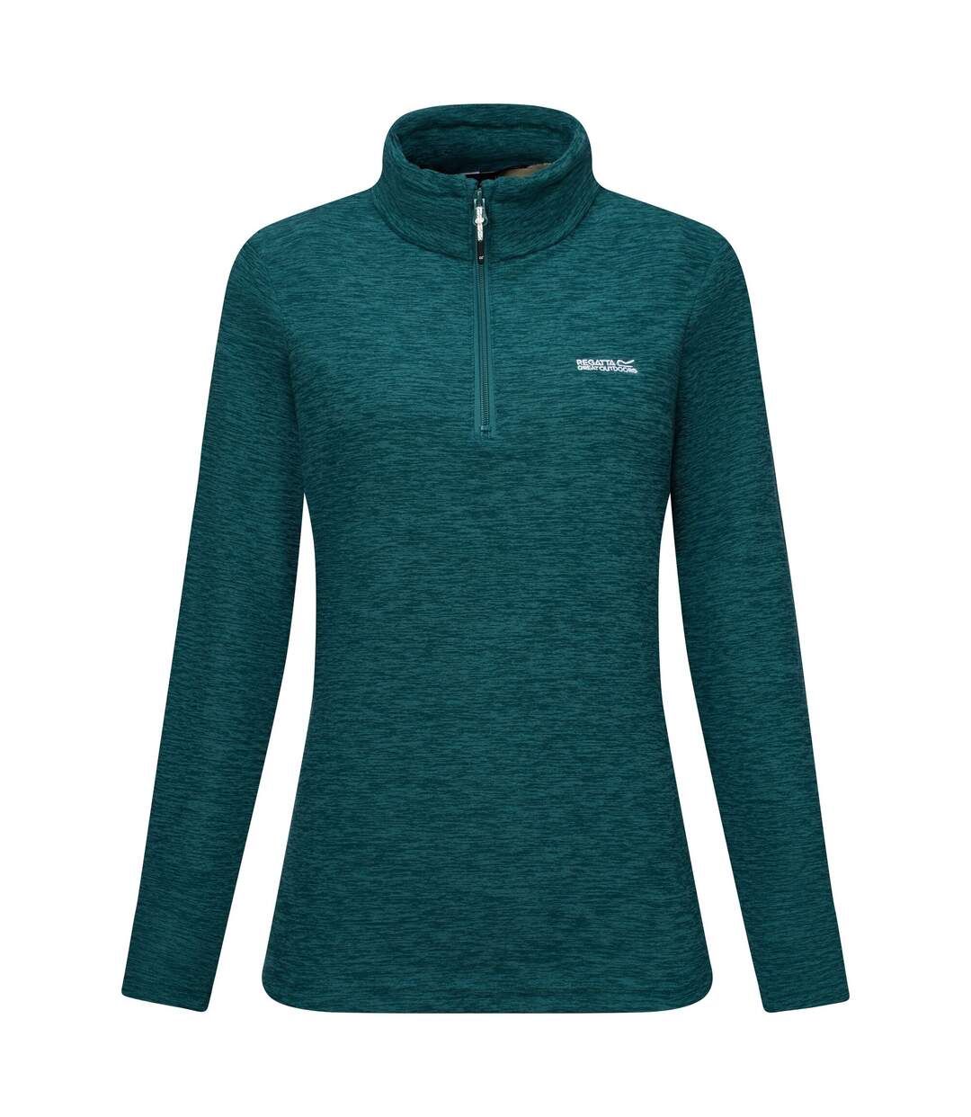 Womens/ladies Sweetheart Quarter Zip Fleece Top Mediterranea Regatta-2