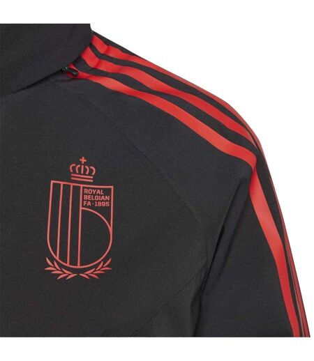 Imperméable Manches Raglan Motif/style À Rayures Belgium Femme Noir Adidas