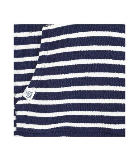 Mens Textured Hoodie Marine Lazy Jacks