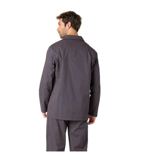 Pyjama long ouvert homme Popeline Eminence