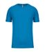 Mens performance short-sleeved t-shirt aqua Proact