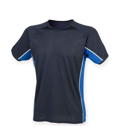 T-shirt Homme Bleu Marine Bleu Roi Blanc Finden & Hales