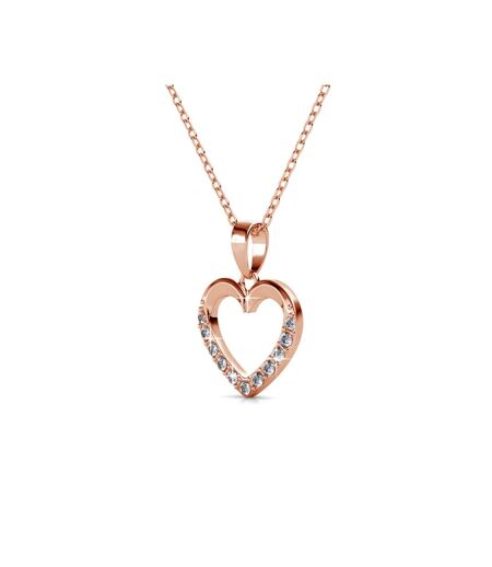 Parure et Coffret Locked Heart Necklace, Cristal d'Autriche