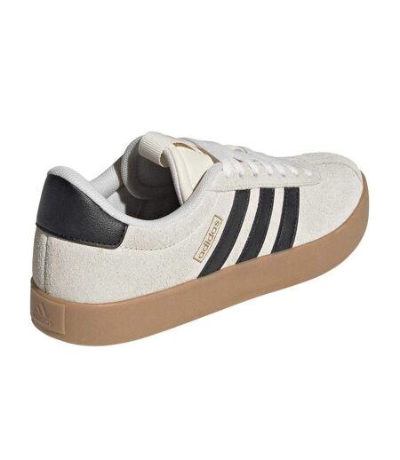 Baskets Vl Court 3.0 Femme Crème Noir Jaune Or Adidas