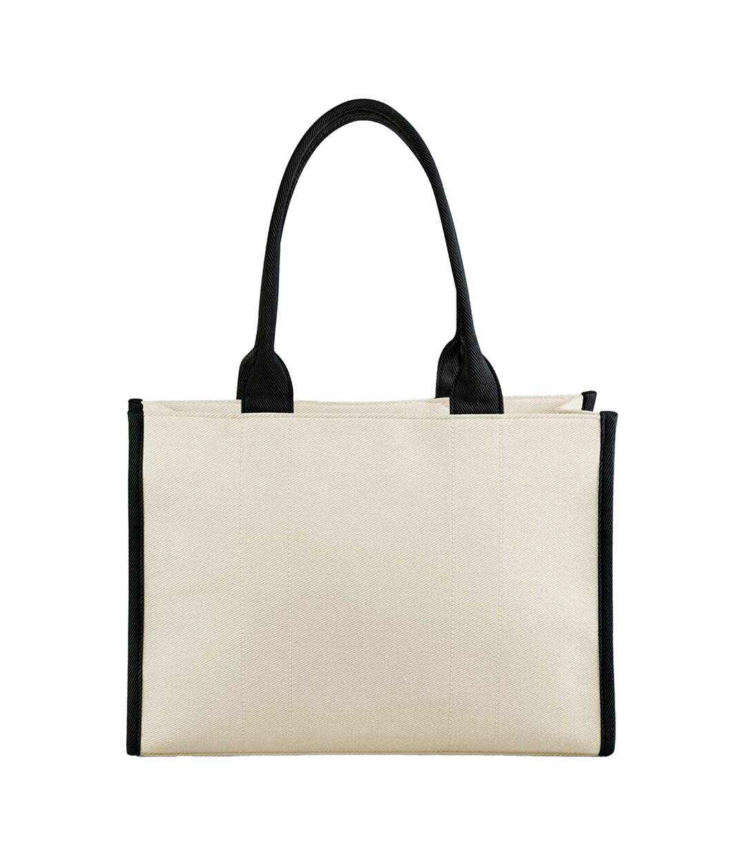 Tote Bag Puerto M Naturel Noir Quadra-2