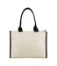 Tote Bag Puerto M Naturel Noir Quadra-2