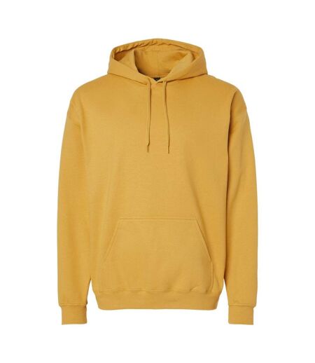 Sweat à capuche softstyle adulte moutarde Gildan
