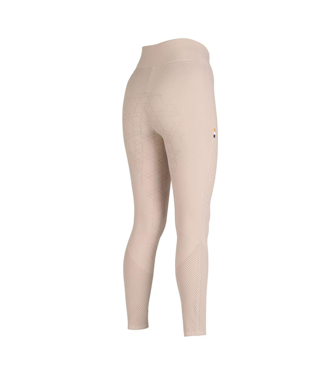 Collant d´équitation optima air femme beige Aubrion-2