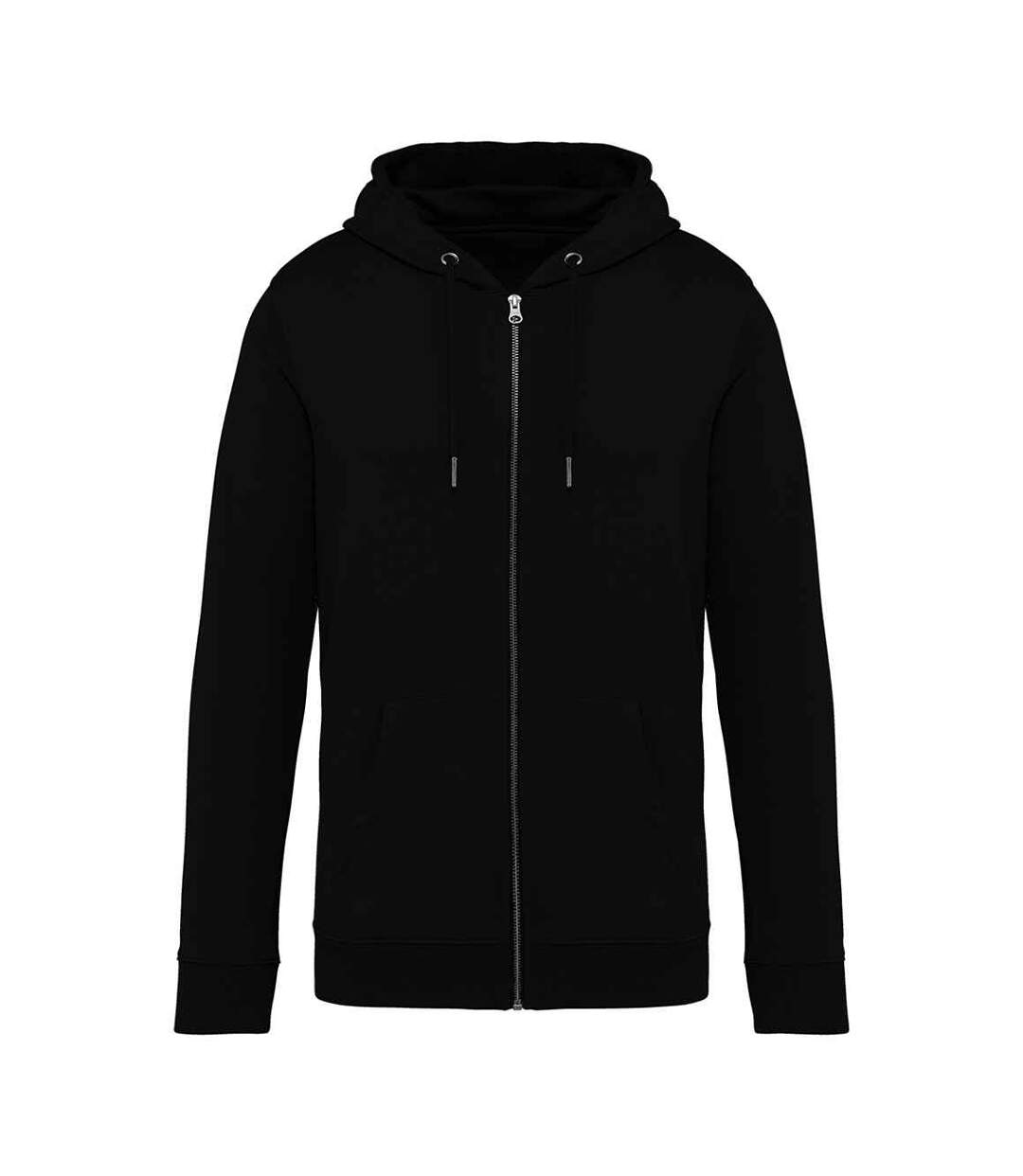Unisex Adult Full Zip Hoodie Black Native Spirit-1