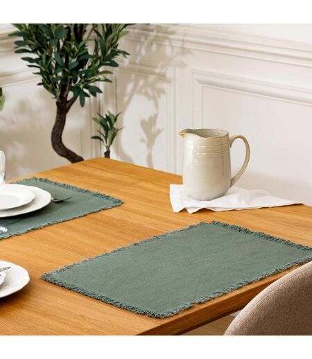 Set de Table Déco Maha 30x45cm Vert Céladon