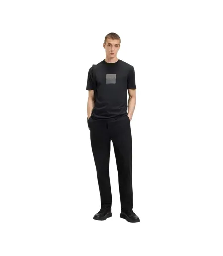T-shirt Motif/style Logo Divisé Homme Noir Hugo