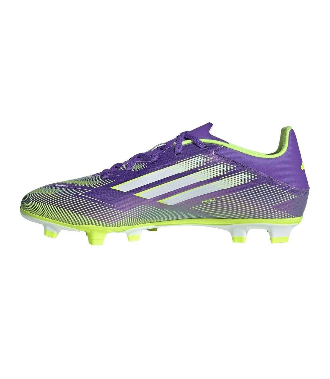 Mens F50 League Firm Ground Football Boots Purple White Adidas-3