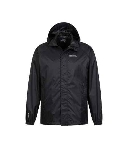 Mens Pakka Ii Waterproof Jacket Black Mountain Warehouse
