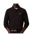 Polo noir homme calvin klein jeans monog-1