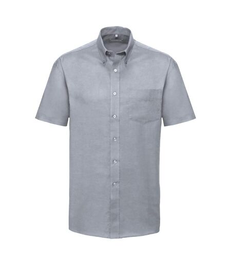 Chemise Manches Courtes Homme Gris Russell