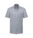 Chemise Manches Courtes Homme Gris Russell-1