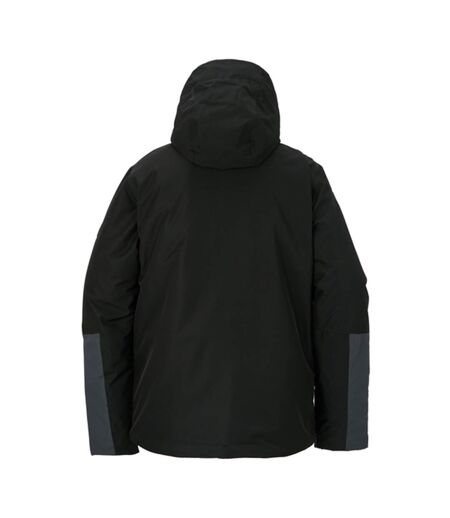 Blouson De Ski À Capuche Ajustable Precision Homme Noir Anthracite Rouge Vif Dare 2B