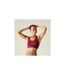 Brassière De Sport React Femme Rouge Foncé Dare 2B-1