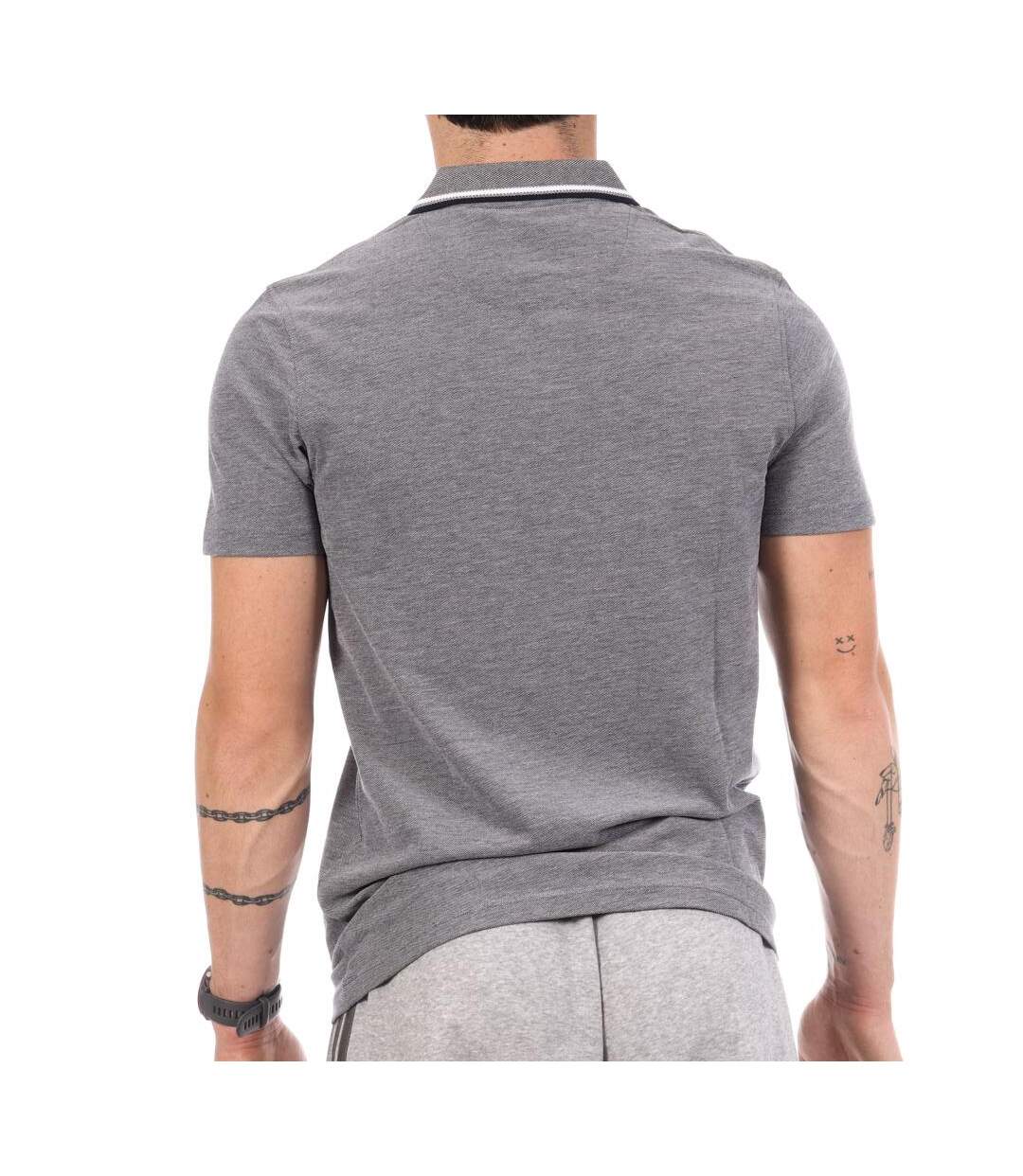 Polo gris homme jack & jones paulos play 12175007-2