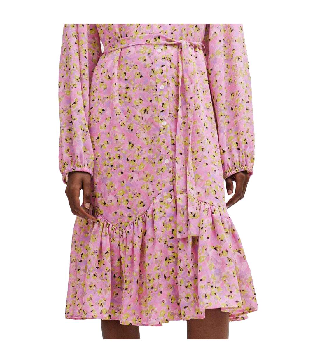 Robe Style Floral Kawarda-1 Femme Rose Hugo-4