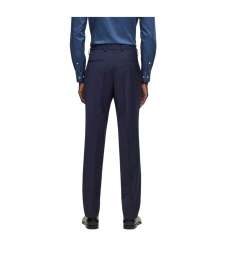 Pantalon Leon Homme Bleu Foncé Boss