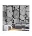Papier Peint Rocher dans la Grisaille 50x1000cm-1