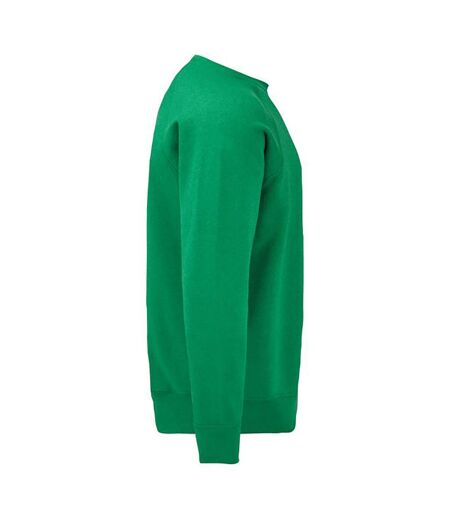 Sweat Unisexe Vert Chiné Fruit Of The Loom