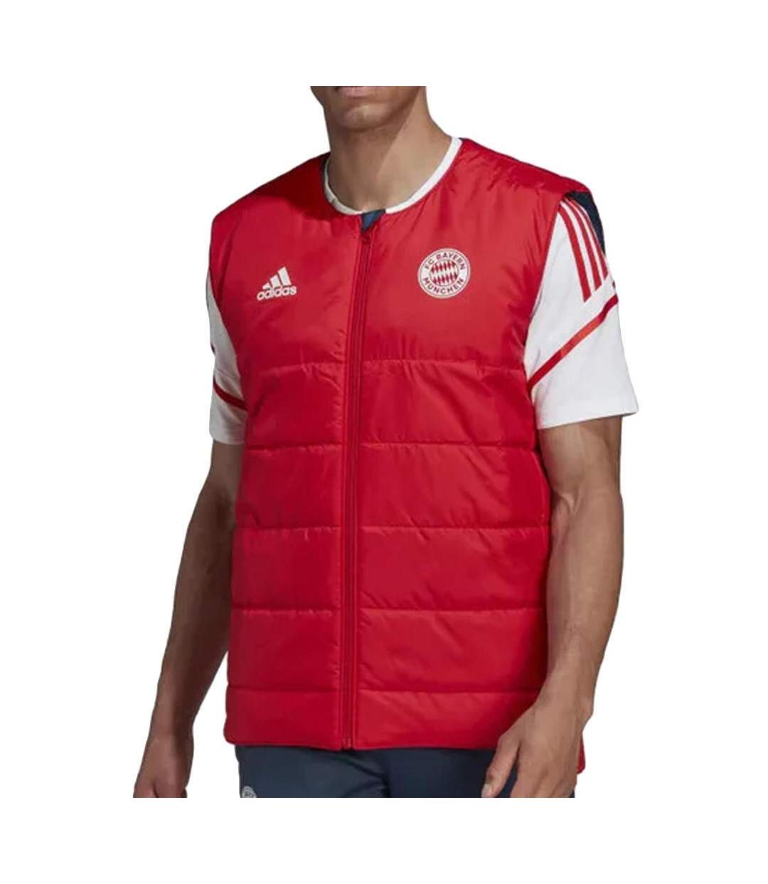 Bayern munich doudoune réversible sans manches marine homme adidas - s-2
