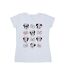 Disney T-shirt en coton multiple Minnie Mouse Femme/Ladies (Blanc) - UTBI33175-1